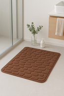 tapis de bain imitation paves 3d antiderapant absorbant