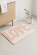 tapis de bain lettres cartoon antiderapant doux absorbant