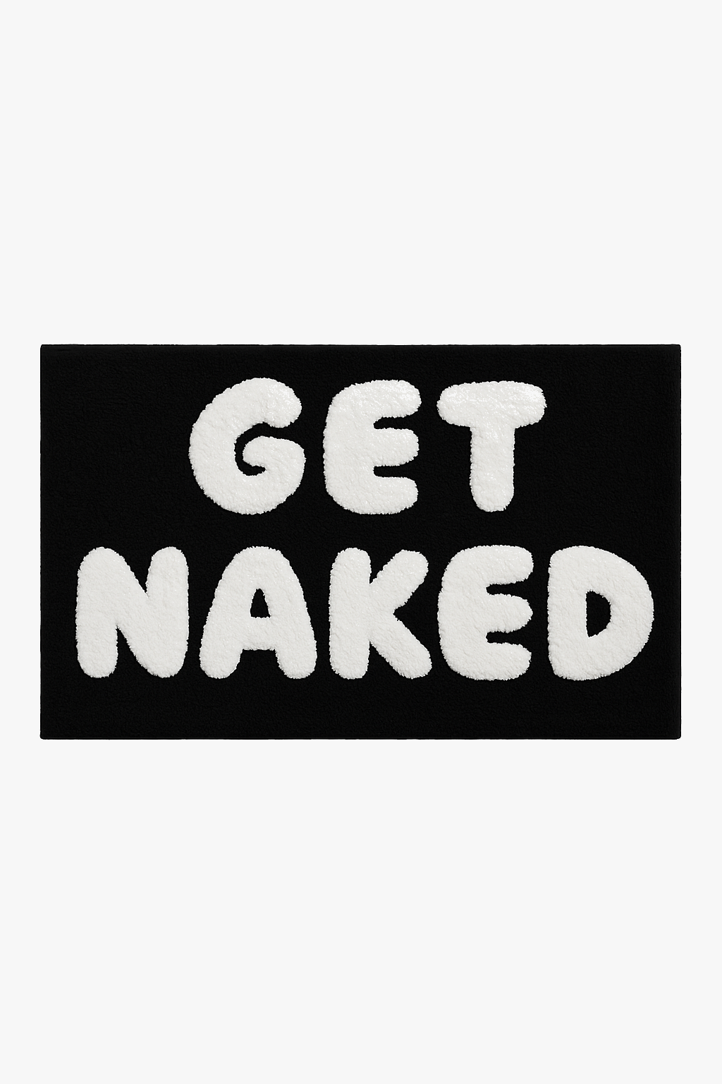 Tapis de bain lettres cartoon doux absorbant moderne