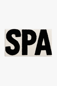 Tapis de bain lettres style cartoon doux absorbant