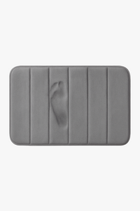 Tapis de bain mémoire forme absorbant antidérapant rayé