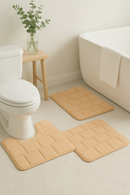 Tapis de bain mémoire forme absorbant antidérapant lot