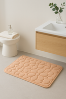 tapis de bain memoire forme antiderapant floral absorbant