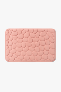 Tapis de bain memoire forme floral moderne absorbant