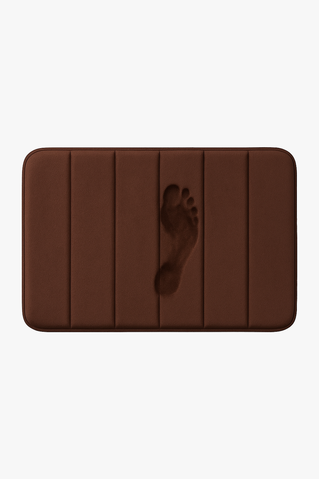 Tapis de bain memoire forme raye absorbant antiderapant