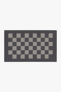 tapis de bain microfibre absorbant motif floral moderne