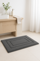 Tapis de bain microfibre antidérapant absorbant style velours