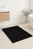 tapis de bain microfibre antiderapant doux poils longs