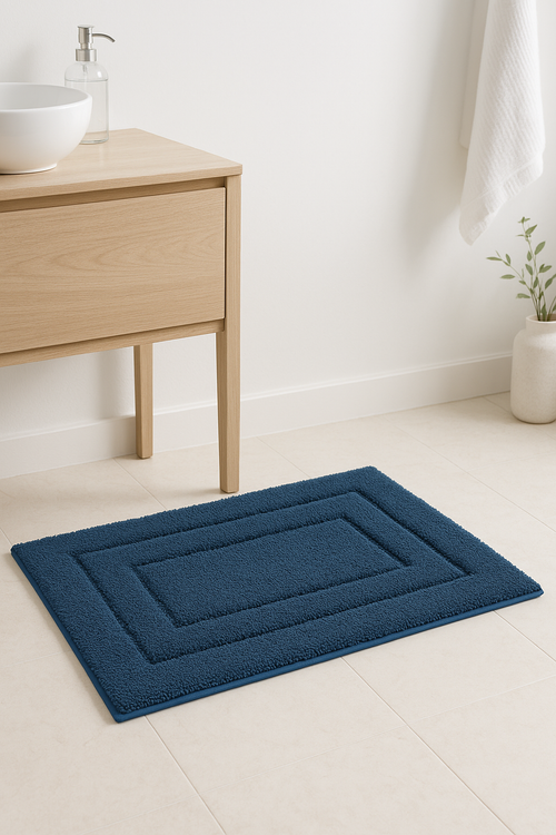 tapis de bain microfibre antiderapant effet fourrure douce - vue 2 sur 2