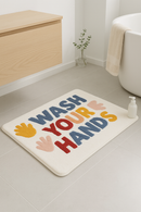 tapis de bain microfibre doux antiderapant absorbant raye