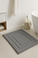tapis de bain microfibre épais antidérapant absorbant moderne