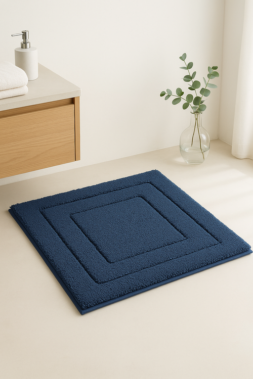 tapis de bain microfibre épais antidérapant absorbant moderne - vue 2 sur 2