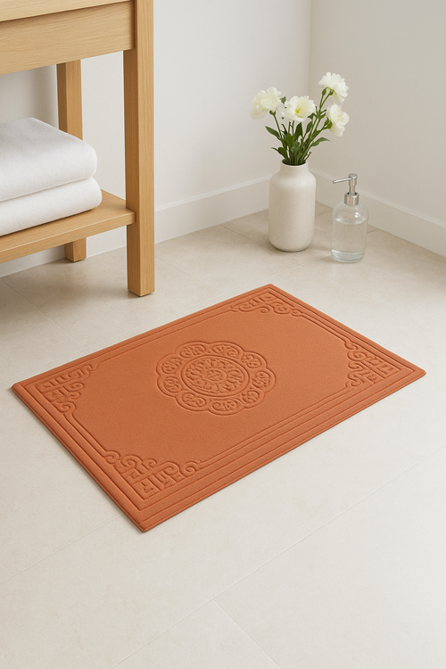tapis de bain microfibre motif cartoon style americain - vue 2 sur 2