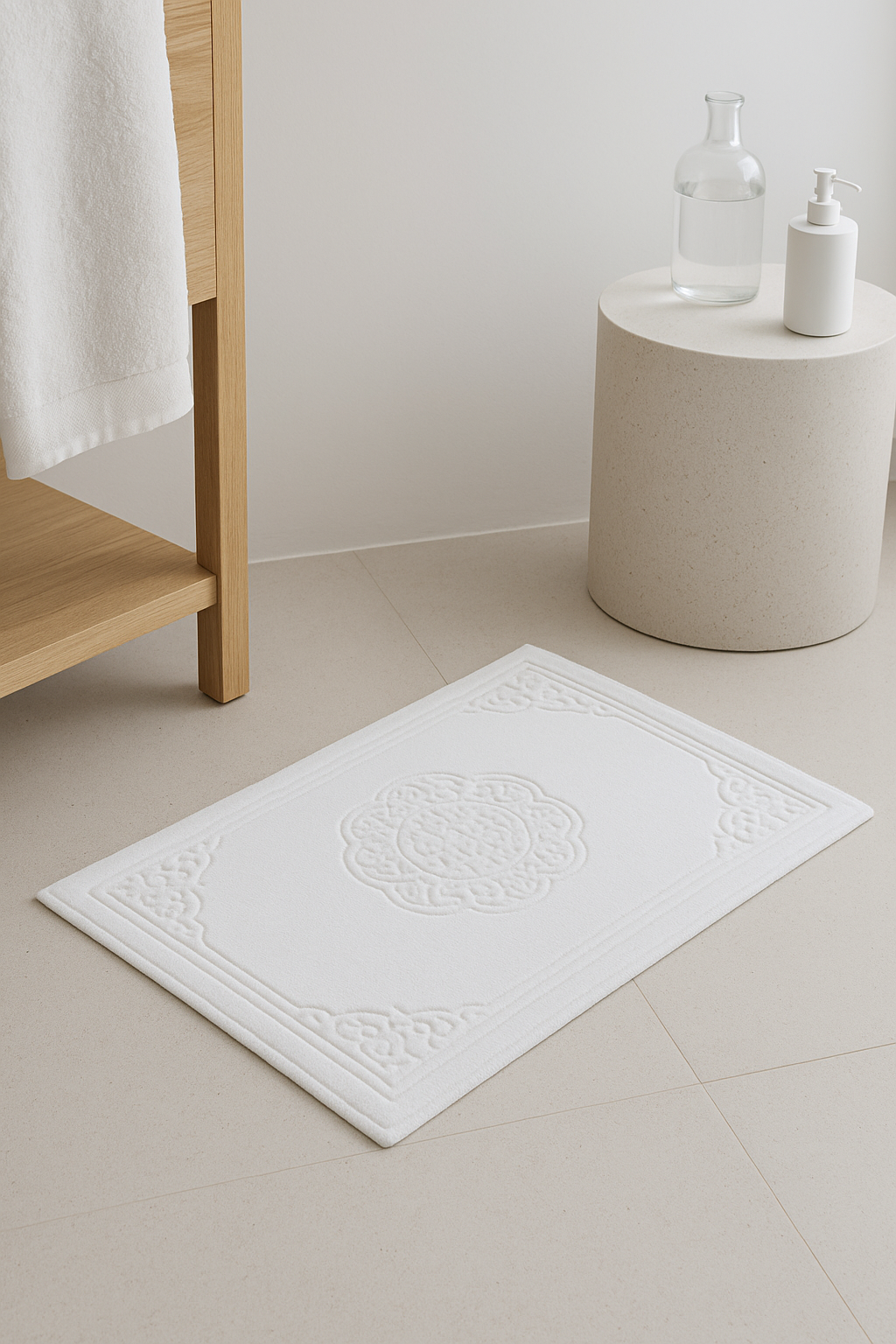 tapis de bain microfibre motif cartoon style americain - vue 2 sur 2