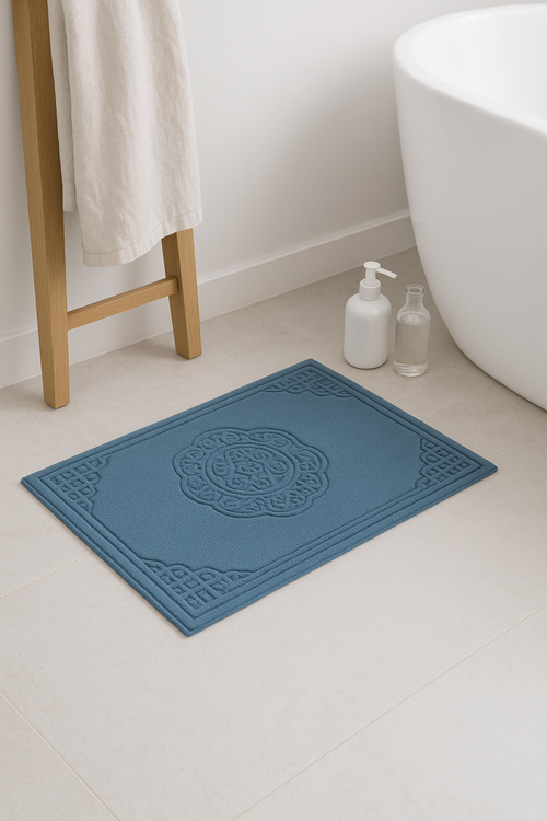tapis de bain microfibre motif cartoon style americain - vue 2 sur 2