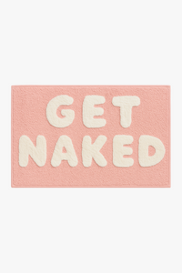Tapis de bain motif lettres moderne doux absorbant