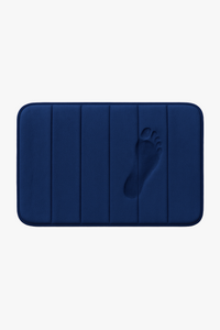 tapis de bain mousse memoire doux absorbant raye