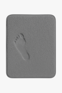 tapis de bain épais antidérapant poils longs absorbant