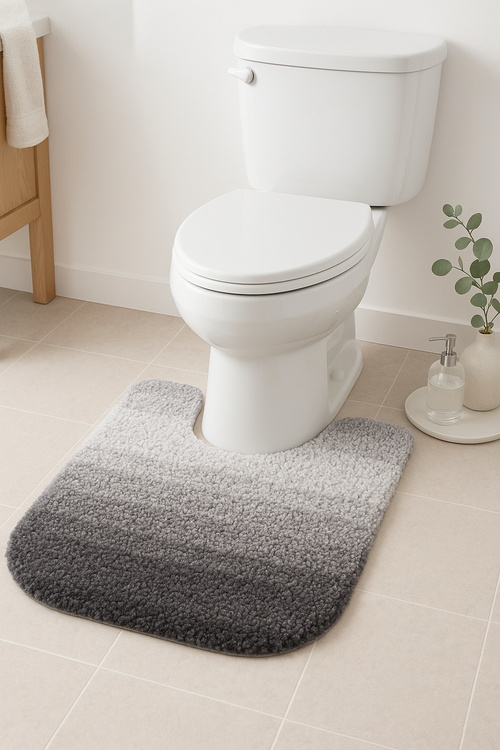 tapis de bain u microfibre antiderapant absorbant doux - vue 2 sur 2