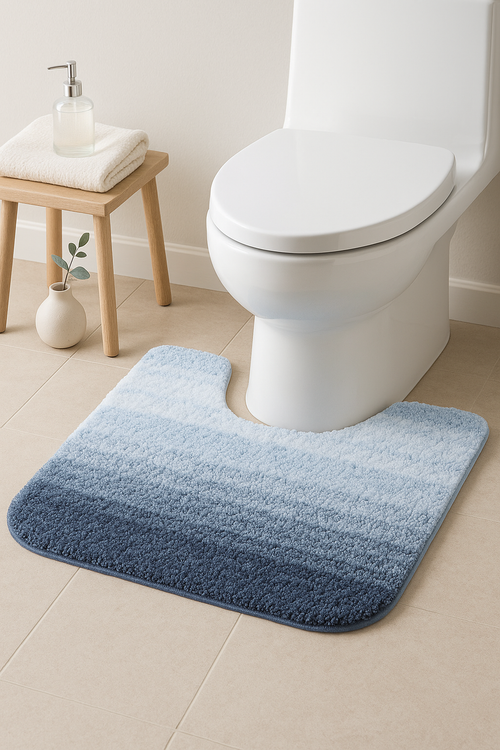 tapis de bain u microfibre antidérapant absorbant doux - vue 2 sur 2