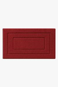 tapis de bain velours double cadre antidérapant absorbant