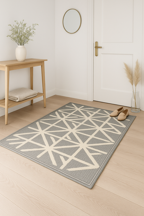 Tapis entrée kilim marocain antidérapant intérieur extérieur - vue 2 sur 2