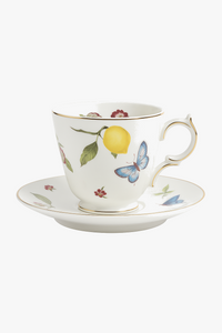 Tasse céramique style européen motif citron élégant