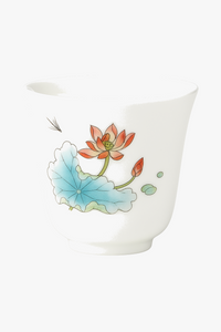 Tasse de thé céramique style chinois peinte main