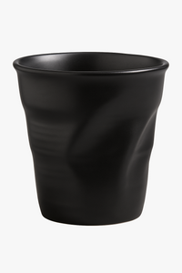 Tasse en gres plissee faite main style vintage
