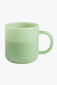 Tasse retro en verre style saphir borosilicate