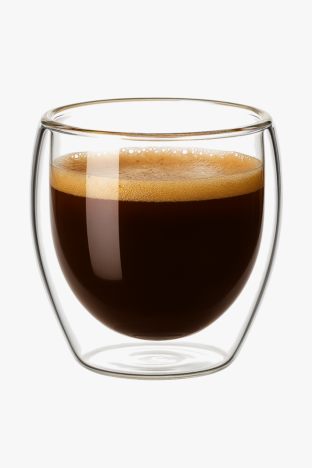 Tasses verre double paroi isolantes style moderne (lot de 4)