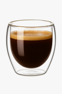 Tasses verre double paroi isolantes style moderne (lot de 4)