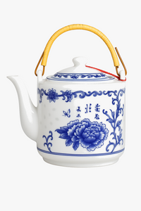 théière céramique style chinois motifs traditionnels grande capacité