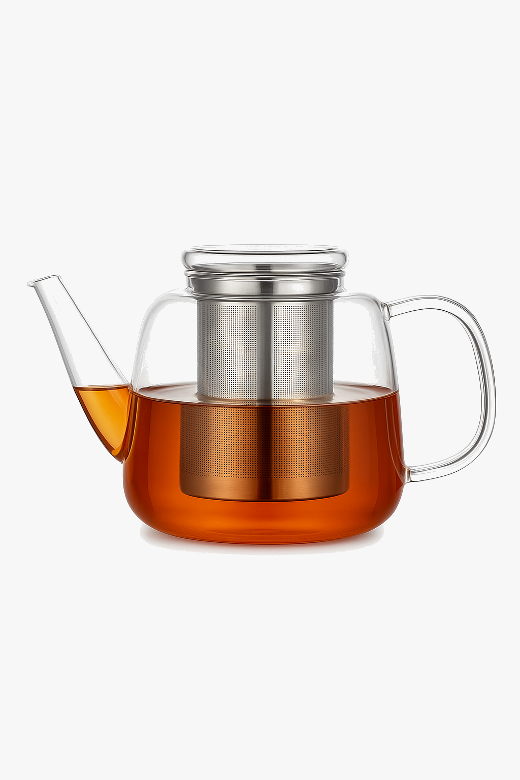 Théière verre borosilicate 1 5l infuseur inox amovible
