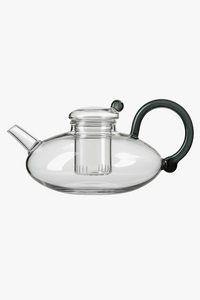 Théière verre résistante chaleur avec filtre infuseur