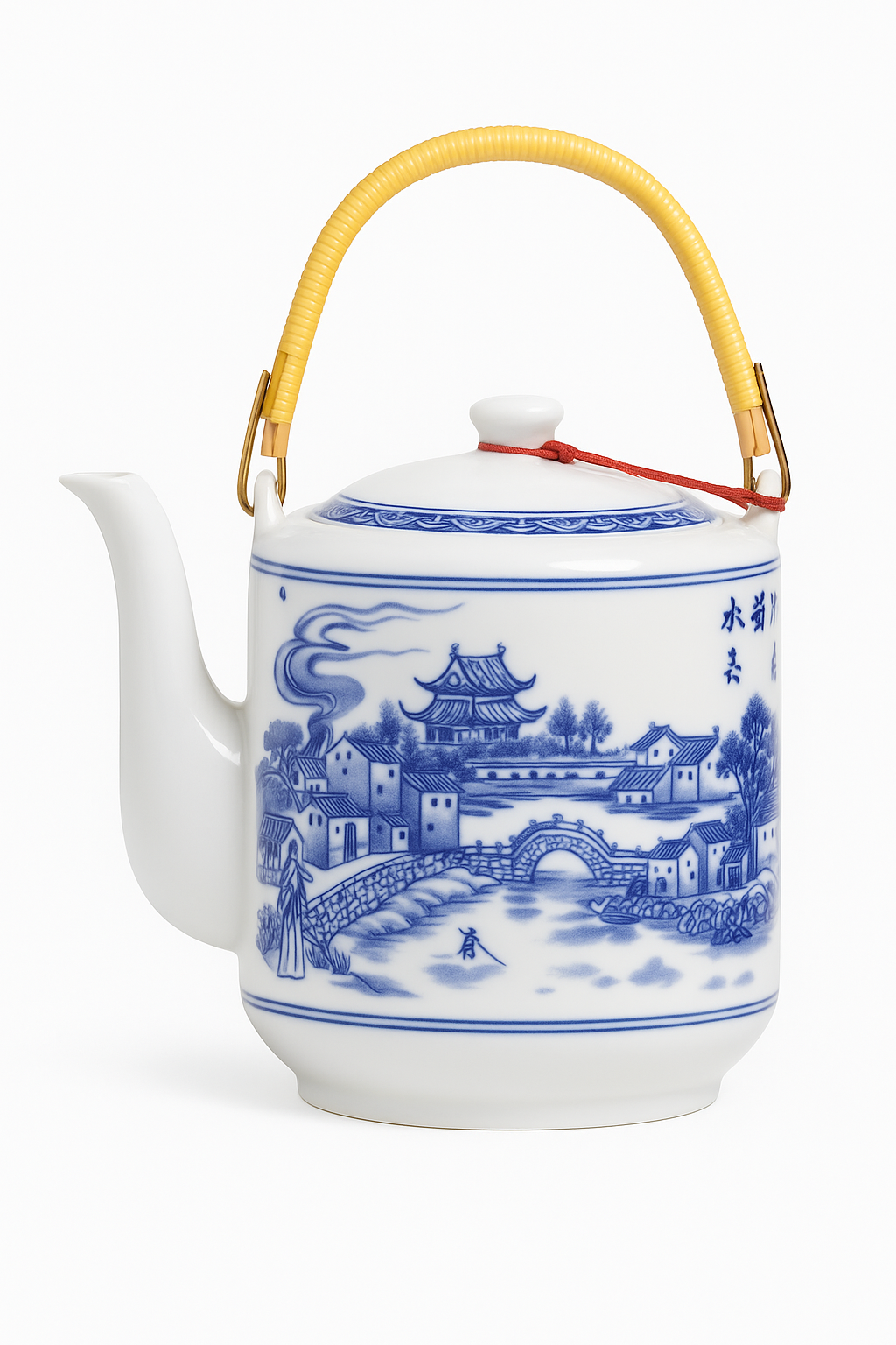 Théière céramique jingdezhen grande capacité style chinois porcelaine - vue 2 sur 2