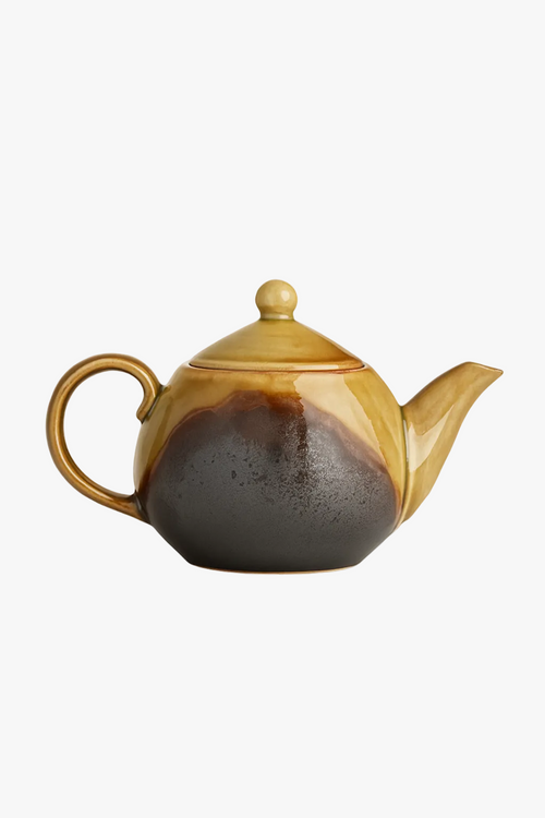 Theiere ceramique retro emaillee bol couvercle style chinois
