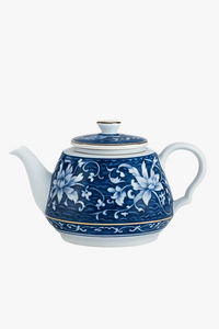 Théière chinoise 200ml artisanale porcelaine motif traditionnel portable