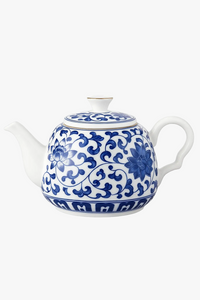 Théière chinoise porcelaine artisanale motifs traditionnels 200ml portable