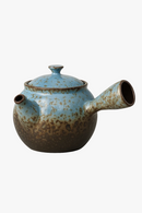 Theiere japonaise ceramique artisanale poignee laterale infuseur