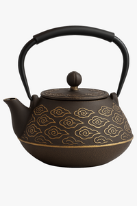 theiere japonaise en fonte motif nuages avec infuseur