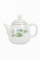 Théière porcelaine style yixing pour thé pu er