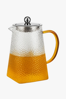 Théière verre martelé avec filtre inox infuseur