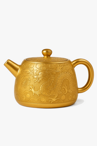 Theiere yixing artisanale dragon phoenix style chinois luxe