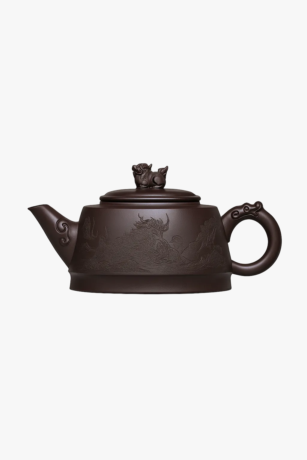 Theiere yixing zisha dragon sculpte infuseur 320ml