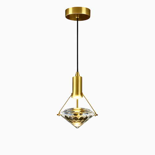 Thrisdar K9 cristal suspension LED lampe moderne Table de chevet suspension lampe cuisine salle à manger chambre lustre suspension - vue 7 sur 7