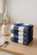 Torchon de cuisine gaufré motif carreaux absorbant doux