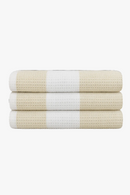 Torchon de cuisine gaufré motif carreaux absorbant doux