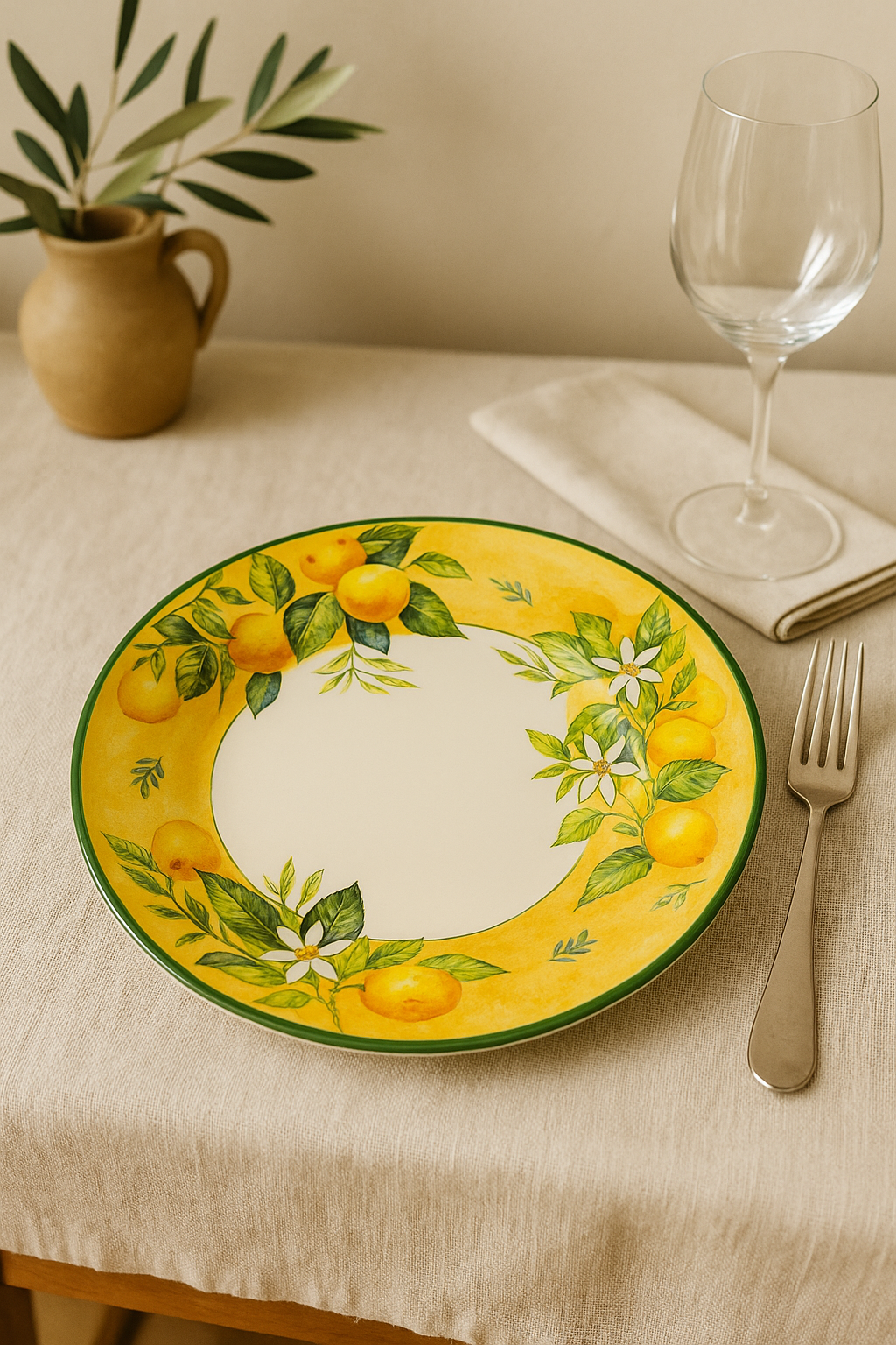 Vaisselle ceramique style nordique motifs floraux retro luxe - vue 2 sur 2