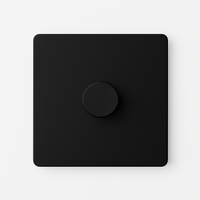 Variateur en acier noir mat